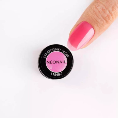 Verniz Gel Strawberry Glow 7,2ml NEONAIL ultra pigmentado e alta duração.