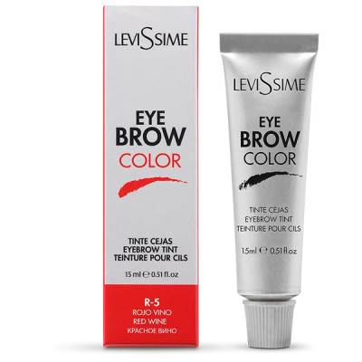 Coloração Sobrancelhas nºR-5 Vermelho 15ml Levissime