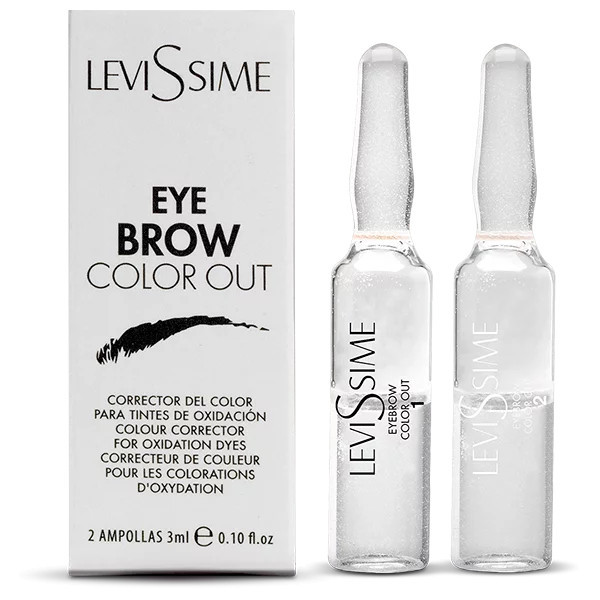 Removedor Cor Sobrancelhas Color Out 2x3ml Levissime
