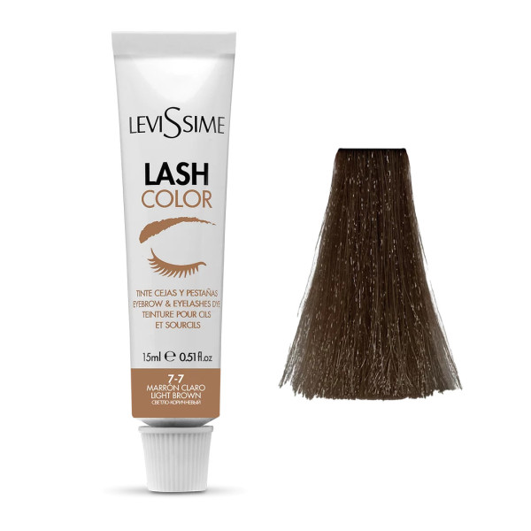 Coloração pestanas castanho claro 15ml Levissime