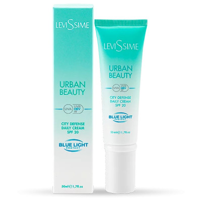 Urban Beauty – City Defense Daily Cream SPF 20 Blue Light 50ml Levisssime