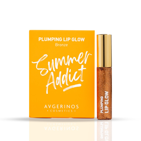 Lip Glow Gloss Lábios Plumping Bronze 5ml Avgerinos