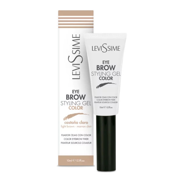 Styling Gel Sobrancelhas Castanho Claro 10ml Levissime
