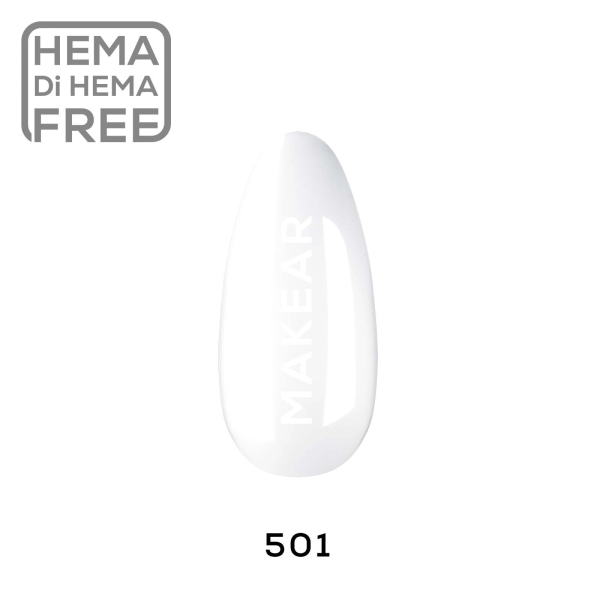 Verniz Gel 501 Branco 8ml MAKEAR