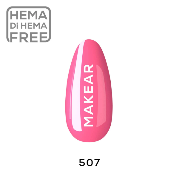 Verniz Gel 507 Rosa 8ml MAKEAR