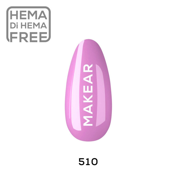Verniz Gel 510 Rosa 8ml MAKEAR