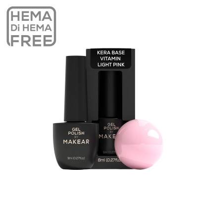 Kera Base Cor Light Pink 8ml MAKEAR Portugal
