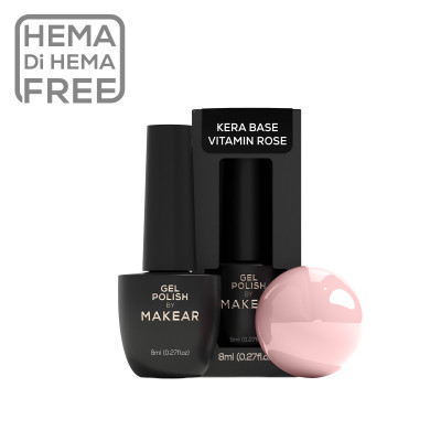 Kera Base Cor Rose 8ml MAKEAR Portugal