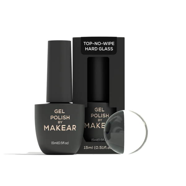 Top Hard Glass No Wipe (sem goma) 15ml MAKEAR