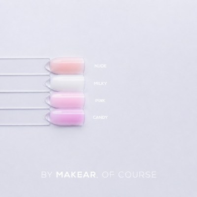 Top Milky White sem goma 8ml MAKEAR Portugal