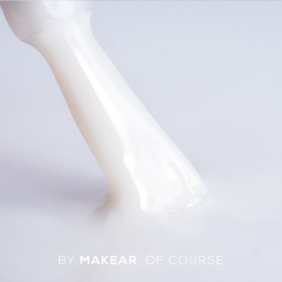 Top Milky White sem goma 8ml MAKEAR Portugal