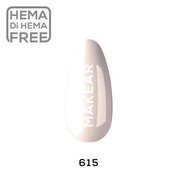 Verniz Gel 615 Rosa 8ml MAKEAR