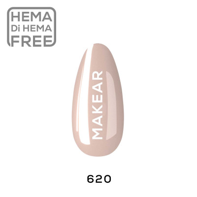 Verniz Gel 620 Nude 8ml MAKEAR Portugal