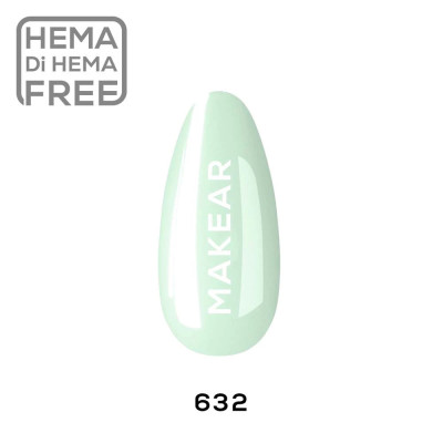 Verniz Gel 632 Verde 8ml MAKEAR Portugal