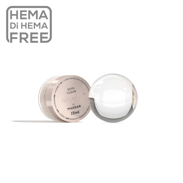 Gel & Go Up Builder Gel 01 Transparente 15ml MAKEAR