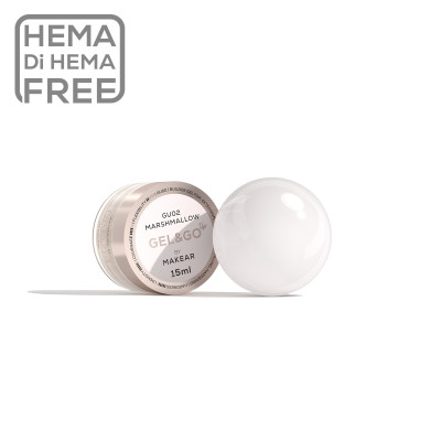 Gel & Go Up Builder Gel 02 Marshmallow 15ml MAKEAR Portugal