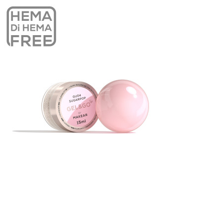 Gel & Go Up Builder Gel 04 Sugarpop 15ml MAKEAR Portugal