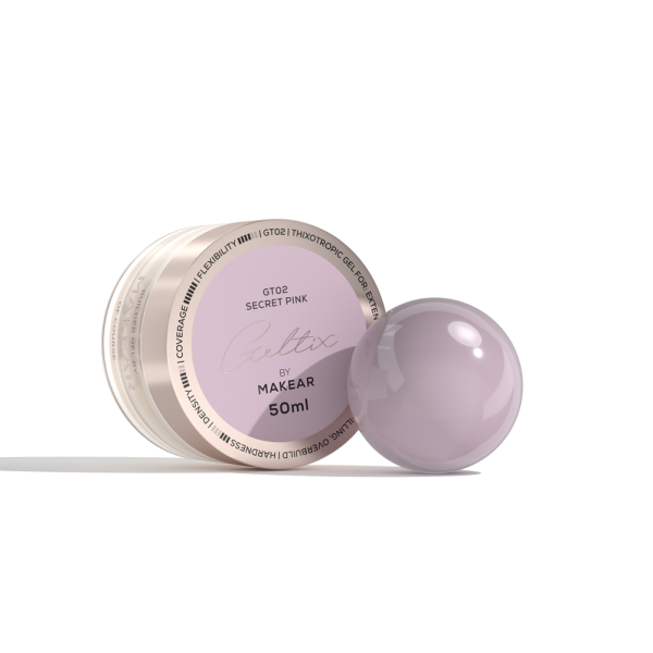 Geltix Builder Gel Tixotrópico 02 Secret Pink 50ml MAKEAR