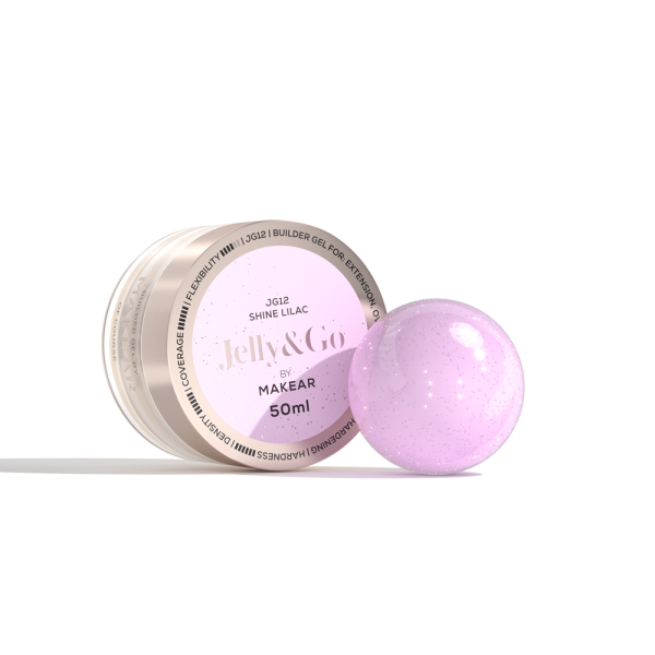 Jelly & Go Shine Builder Gel 12 Shine Lilac 50ml MAKEAR