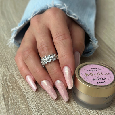 Jelly & Go Shine Builder Gel 10 Shine Pink 15ml MAKEAR Portugal