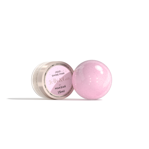 Jelly & Go Shine Builder Gel 10 Shine Pink 15ml MAKEAR
