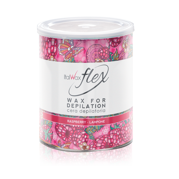 Cera Lata Flex Framboesa 800ml Italwax