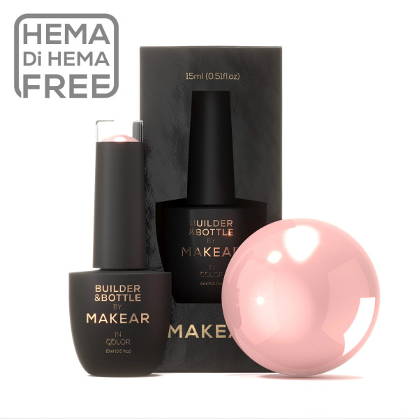 Builder & Bottle Builder Gel BG04 Rose 15ml MAKEAR