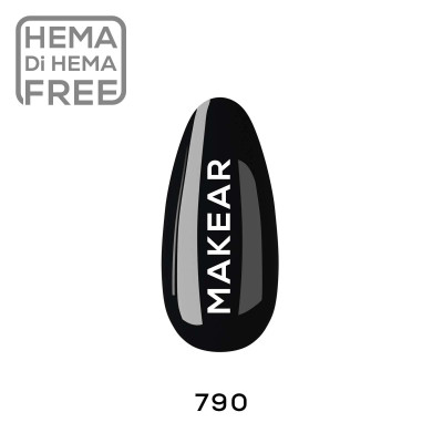 Verniz Gel 790 Preto 8ml MAKEAR PORTUGAL