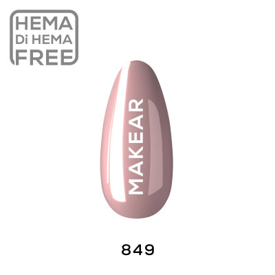 Verniz Gel 849 Nude 8ml MAKEAR PORTUGAL