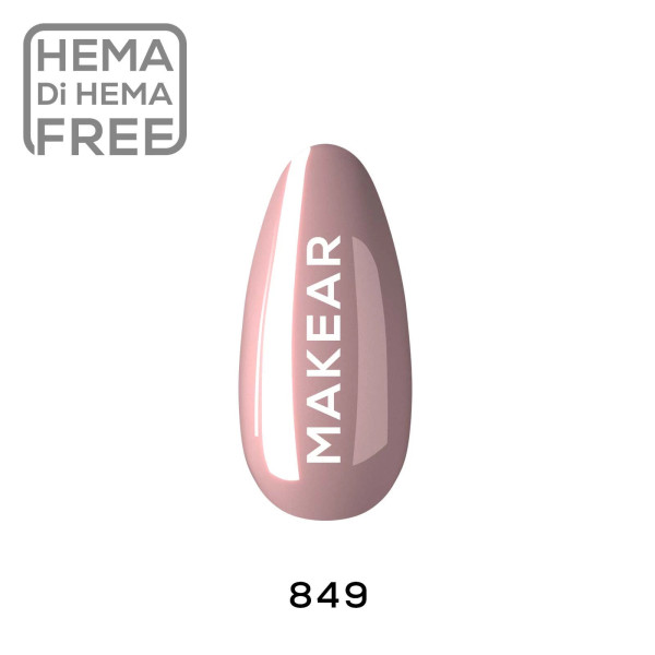 Verniz Gel 849 Nude 8ml MAKEAR