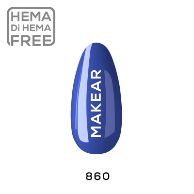 Verniz Gel 860 Azul 8ml MAKEAR PORTUGAL