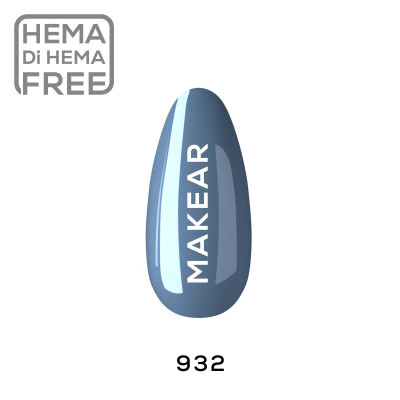 Verniz Gel 932 Azul 8ml MAKEAR PORTUGAL