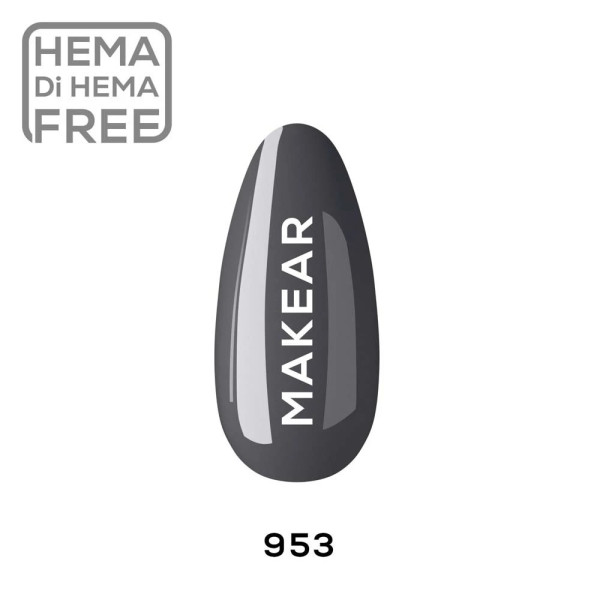 Verniz Gel 953 Cinza 8ml MAKEAR