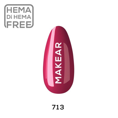Verniz Gel 713 Vermelho 8ml MAKEAR PORTUGAL