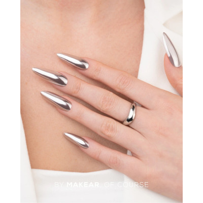 Pó Líquido Chrome SFX BC01 Silver 5ml MAKEAR PORTUGAL