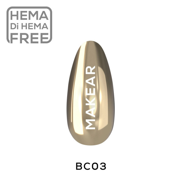 Pó Líquido Chrome SFX BC03 Gold 5ml MAKEAR