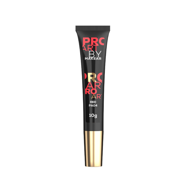 Nail Art Gel ProArt PA04 Red 10ml MAKEAR