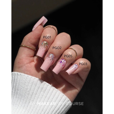 Princess Nail Art Gel PG01 Gold 5ml MAKEAR PORTUGAL