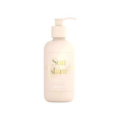 Creme Mãos e Corpo Sunshine com glitter 300ml MAKEAR PORTUGAL