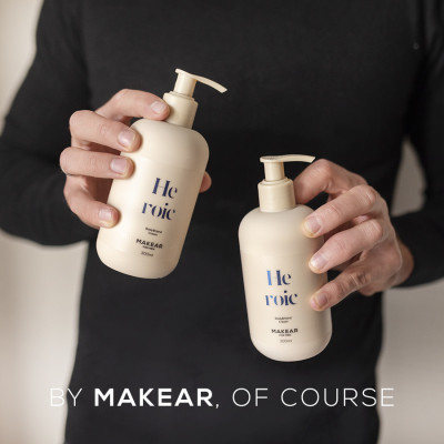 Creme Mãos e Corpo Heroic para homem 300ml MAKEAR PORTUGAL