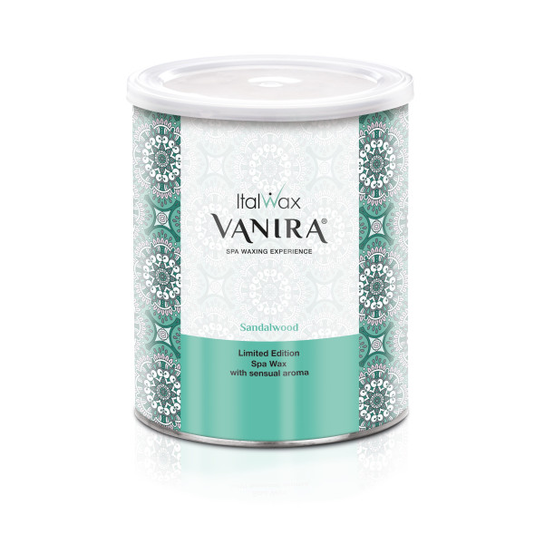 Cera Lata Vanira Sândalo 800ml Italwax