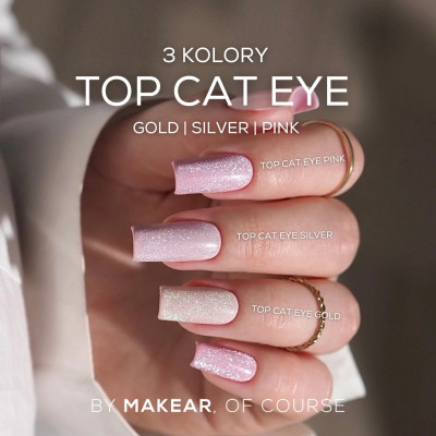 Top Cat Eye Silver No Wipe (sem goma) 8ml MAKEAR PORTUGAL