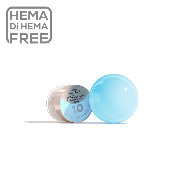 French Manicure Gel FG08 Baby Blue 5ml MAKEAR