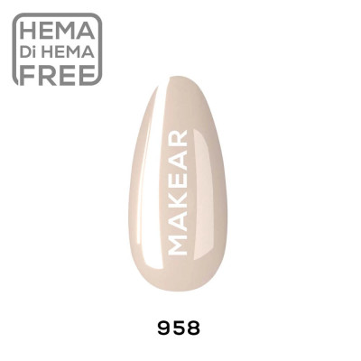 Verniz Gel 958 Nude 8ml MAKEAR PORTUGAL