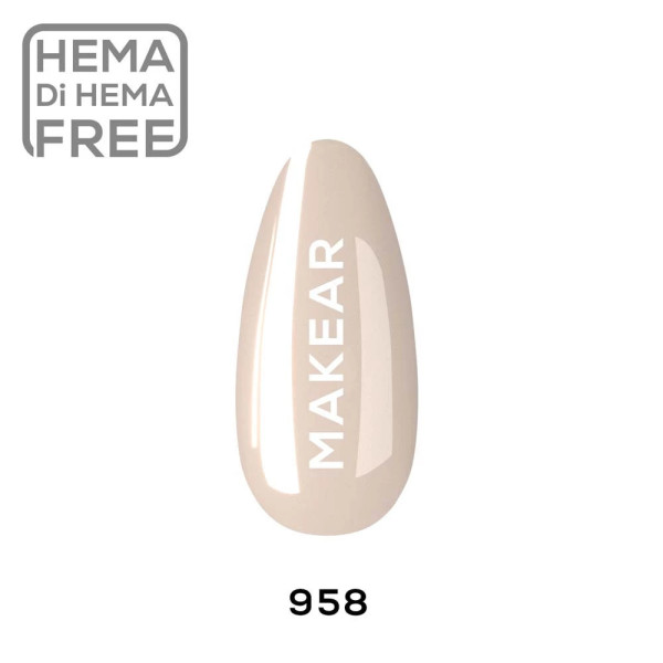Verniz Gel 958 Nude 8ml MAKEAR