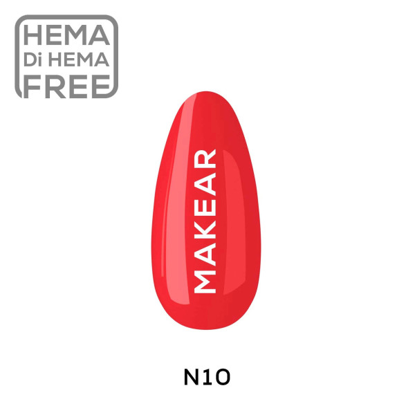 Verniz Gel N10 Néon Rosa 8ml MAKEAR