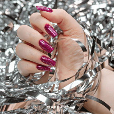 Verniz Gel S40 Glitter Rosa 8ml MAKEAR PORTUGAL