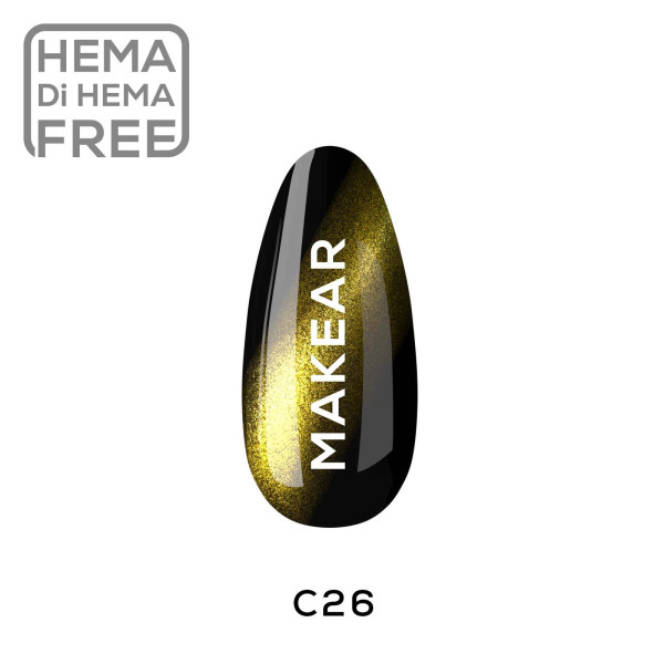 Verniz Gel C26 Cat Eye 8ml MAKEAR