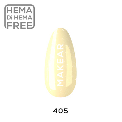 Verniz Gel 405 Amarelo 8ml MAKEAR PORTUGAL