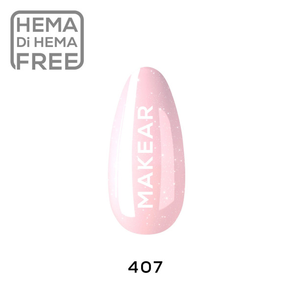 Verniz Gel 407 Rosa 8ml MAKEAR